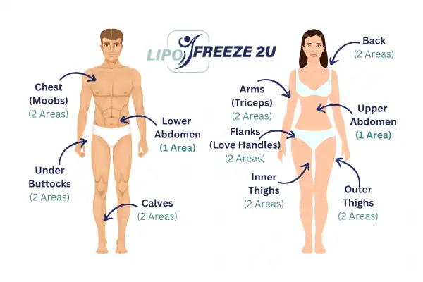 Areas you can have fat freezing treatment Felixstowe