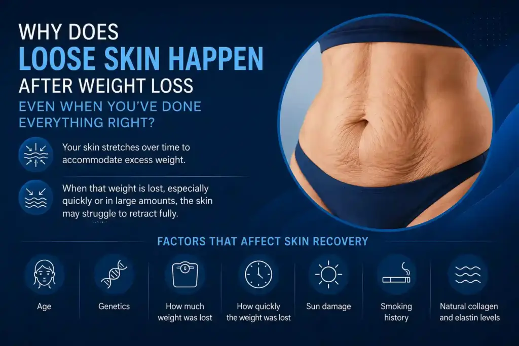 Why Does Loose Skin Happen After Weight Loss Even When You’ve Done Everything Right Felixstowe?