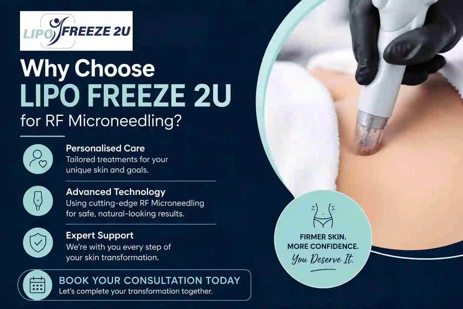 Why Choose LIPO FREEZE 2U for RF Microneedling Felixstowe?